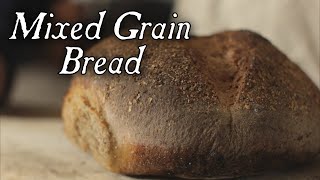 Baking Historic Mixed Grain Breads  18th Century Cooking [upl. by Karine]