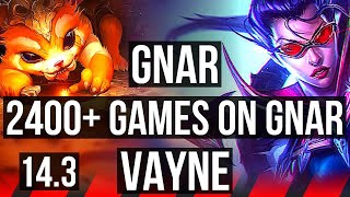 GNAR vs FIORA TOP  14017 Rank 2 Gnar Legendary 67 winrate  BR Challenger  145 [upl. by Paff]