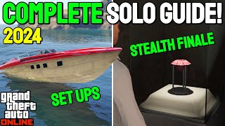 GTA Online Solo Cayo Perico Heist Guide 2024 Set Ups  Stealth Elite Finale [upl. by Llertnov]