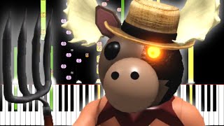 Markus Theme REDUX  Piano Remix  Piggy Roblox [upl. by Mighell563]