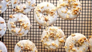 Banana Walnut Breakfast Doughnuts [upl. by Reltuc336]