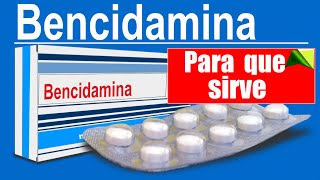 BENCIDAMINA para que sirve trata dolor inflamacion reacciones y mas [upl. by Adnilym]