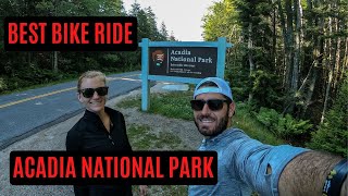 BEST BIKE RIDE IN ACADIA NATIONAL PARK  MAINE  RV LIVING [upl. by Cimbura]