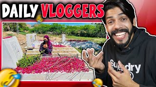 Vlogging With Dead Sister In Qabristan  Daily Vloggers 😂 [upl. by Moya]