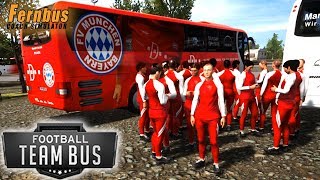 FERNBUS DLC Football Team Bus  Fernbus Coach Simulator  Simul8 Gaming with Wheel Cam [upl. by Navap904]