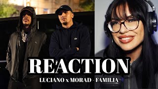 DAMN 🔥 LUCIANO MORAD  Familia  REACTION [upl. by Lipscomb]