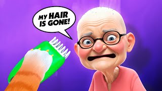 I Shaved GRANNYS Head While She Was Sleeping  I Am Cat Update in VR [upl. by Sul]