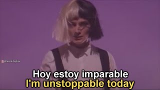 Sia  Unstoppable  Sub Español  Lyrics [upl. by Tonkin]