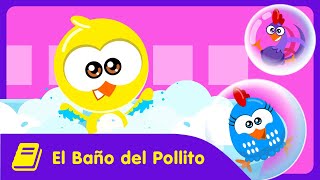 Gallina Pintadita Mini  Historieta  El Baño del Pollito [upl. by Jorgensen]