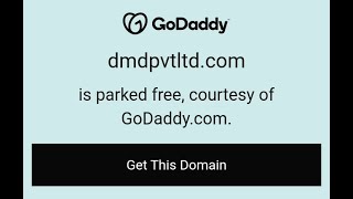 domain in parked free courtesy of GoDaddy solve [upl. by Nylcoj79]