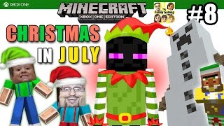 Dad amp Son play MINECRAFT XBOX ONE Christmas In JULY NEW MINIADVENTURE FGTEEV 8 AdamsAppleHit [upl. by Redmund]