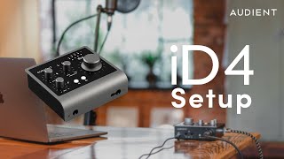 How to set up an Audient iD4 MkII Audio Interface [upl. by Asital]