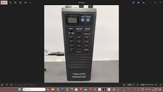 My first Scanner radio Realistic PRO 41 at a big discount [upl. by Ardnasella]