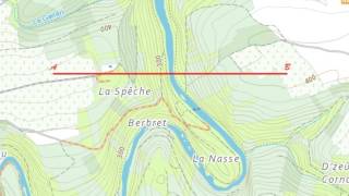 Comment réaliser une coupe topographique [upl. by Aleiram20]