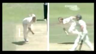 DETAILED Brett Lee Bowling Action Slow mo [upl. by Sharp]