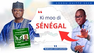 Paroles  Lyrics Abdou Guitté Seck Chante AMD quotKi Moo di Sénégal bokku nga Thia [upl. by Bouchard]