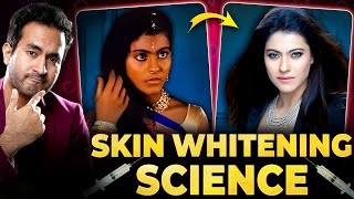 How Celebs are Turning WHITE overnight  Science of Skin Whitening [upl. by Notlaw]