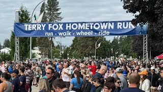 Timelapse of the Terry Fox Hometown Run 2024 in Port Coquitlam [upl. by Conal33]