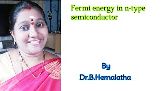 Fermi energy in ntype semiconductor [upl. by Lyrradal309]