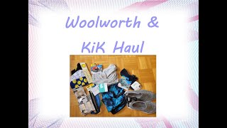 haul shopping  woolworth  Thomas Phillips amp KiK Badesachen Socken Schuhe amp Haushaltsartikel [upl. by Yreved]