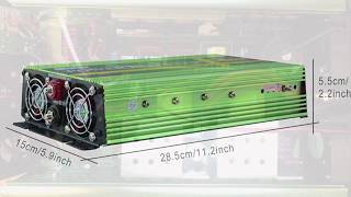 Edecoa 1000w Pure Sine Wave Inverter for Motorhome Camper or RV Adria [upl. by Petuu742]