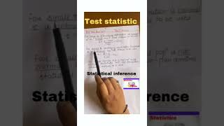 test statistic in statistical inference All you need to know statistics shortsinference [upl. by Suoivatra]