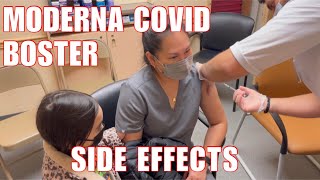 Moderna Covid Booster Vaccine Side Effects [upl. by Areip]