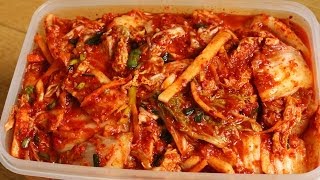 How to make Easy Kimchi 막김치 [upl. by Elimac]