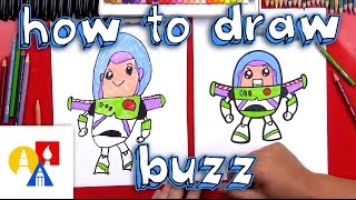 How To Draw Cartoon Buzz Lightyear [upl. by Oneg861]