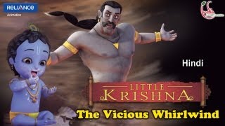 Little Krishna Hindi  Episode 12 The Vicious Whirlwind [upl. by Taryn]