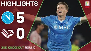 NAPOLIPALERMO 50  HIGHLIGHTS  McTominay scores for Napoli  Coppa Italia Frecciarossa 202425 [upl. by Orelia]