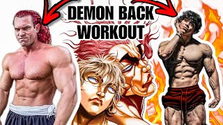 DEMON BACK WORKOUT WITH BAKI JEFFREY GONZALEZ [upl. by Allana]