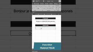 Astuce Excel  Connaître Les Fonctions TRADUIRE Et DETECTERLANGUE [upl. by Dreyer]