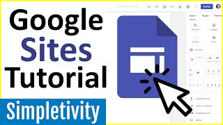 How to use Google Sites  Tutorial for Beginners [upl. by Aivon]