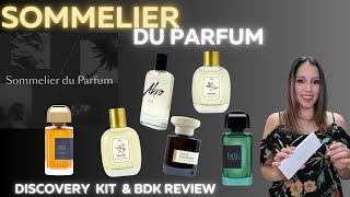 SOMMELIER Du PARFUM Discovery KitBDK Vanille Leather and BDK Pas Ce Soir Extrait Fragrance Reviews [upl. by Iruyas]