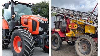 NEW TRACTOR AND SPRAYER FOR THE FARM New wiring in the TM150 [upl. by Dot174]