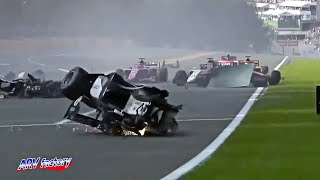 Anthoine Hubert Fatal Crash 2019 F2 Belgium Race 1 [upl. by Cassidy988]