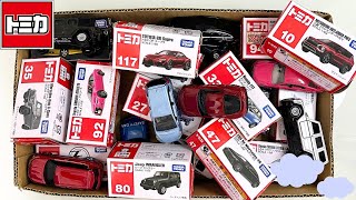 【トミカ】緊急車両ampはたらくくるまを同じ絵柄の箱に楽しく収納しよう🚗⭐︎Enjoy storing Tomica of emergency vehicles working cars [upl. by Twitt]