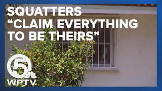 Squatters claim everything to be theirs Port St Lucie real estate agent says [upl. by Westberg]