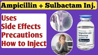 Ampicillin  Sulbactam Injection Uses In Hindi  Ampicillin  Sulbactam Injection [upl. by Gibby]