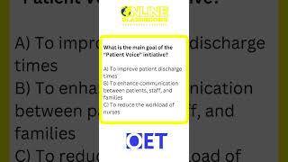 OET 20 Online Classroom oetlisteningsamplefornurses oet [upl. by Lennon]