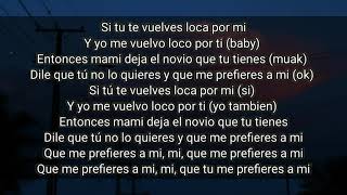 Me prefieres a mi  Arcangel Letra [upl. by Narruc]