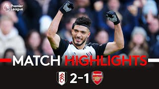 HIGHLIGHTS  Fulham 21 Arsenal  New Years Eve Delight 🎆 [upl. by Armando]