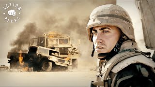 Convoy Attacked By Enemy Pilots Jake Gyllenhaal  Jarhead [upl. by Merla]