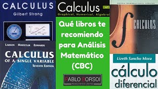 ¿Qué libros son recomendables para Análisis Matemático [upl. by Sennahoj667]