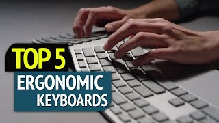 TOP 5 Best Ergonomic Keyboards [upl. by Sulihpoeht]