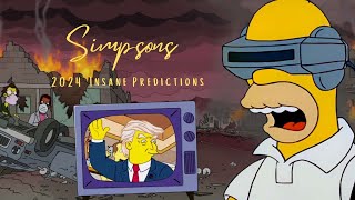 Simpsons Insane Predictions for 2024 [upl. by Jonati]