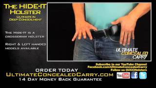 CONCEALED CARRY HOLSTER  HIDEIT HOLSTER  How to Use It [upl. by Idnir]