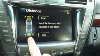 Lexus LS460 Executive Seat Pkg  Intuitive Park Assist [upl. by Crescin]