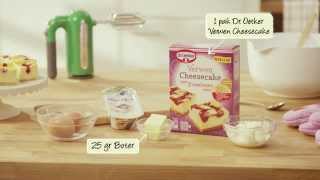 Dr Oetker Verwen Cheesecake met frambozensaus bakken [upl. by Adnaw444]